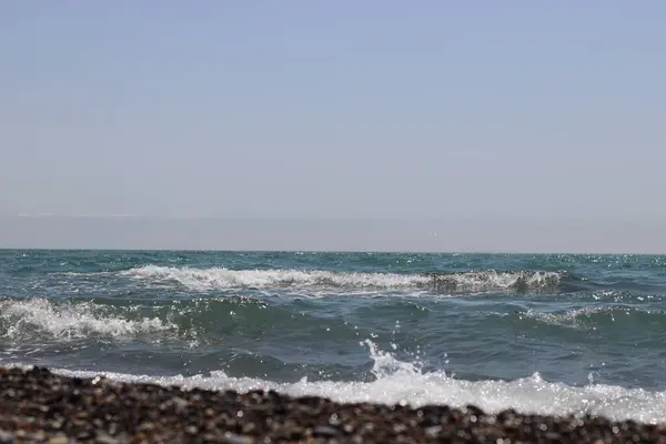 Golven Het Strand — Stockfoto