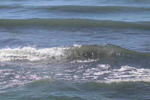 Welle Bricht Strand — Stockfoto