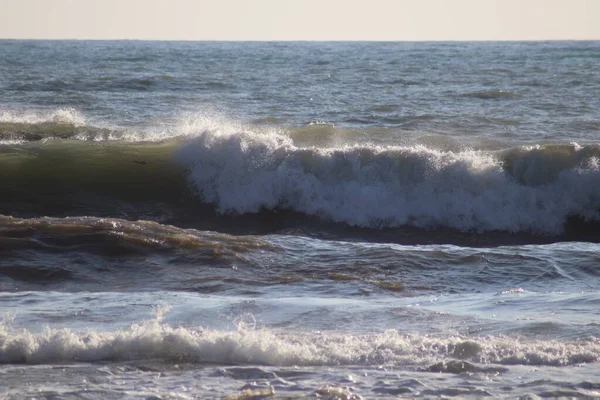 Wellen Strand — Stockfoto