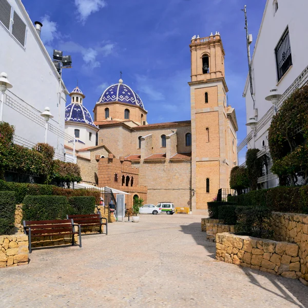 Iglesia en Altea — Foto de Stock