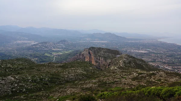 Mount Montgo at haze — Stock Photo, Image