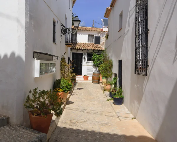 Altea City. Vista de la calle — Foto de Stock