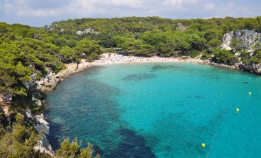 Güzel Menorca Balear görünümü