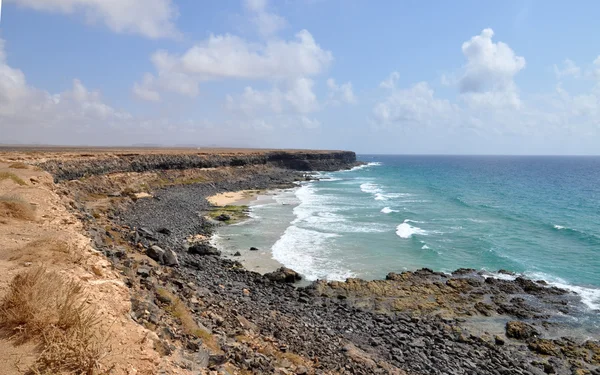 Hermosa vista en Fuerteventura playa isla canaria en España — Foto de Stock