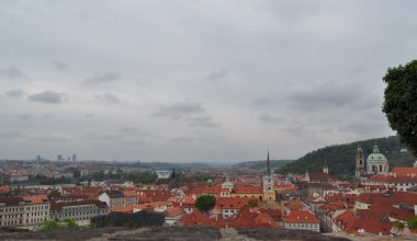 Güzel Prag şehir manzaralı