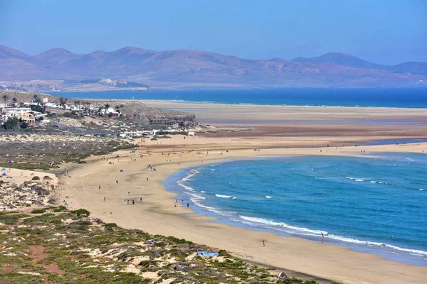 View Beautiful Sotavento Beach Fuerteventura Island — Stock Photo, Image