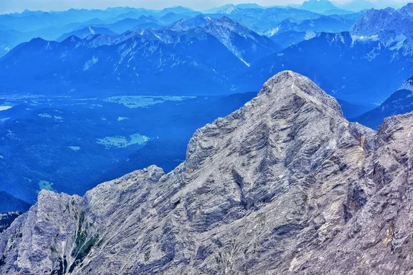 Hermosa Vista Las Montañas Zugspitze Baviera — Foto de Stock