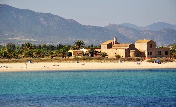 Amazing Sardinia beach - in Nora village — Stock Photo, Image