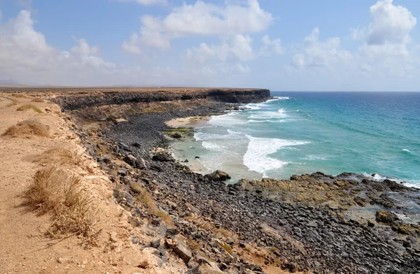 Incredibile spiaggia di Esquinzo sull'isola di Fuerteventura — Foto Stock