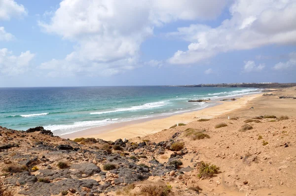 Incroyable plage Esquinzo sur l'île de Fuerteventura — Photo