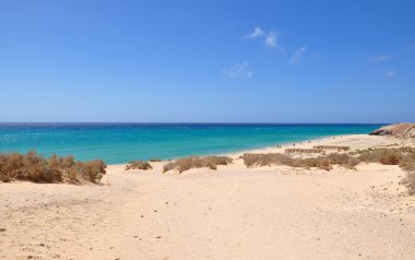 Fuerteventura plaj manzarası