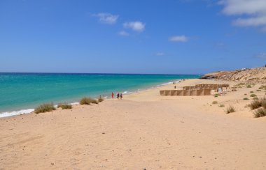 Fuerteventura plaj manzarası