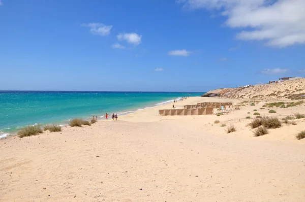 Fuerteventura uitzicht op het strand — Stockfoto