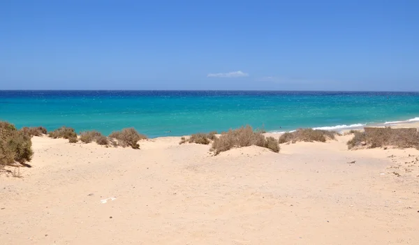 Praia de costa calma — Fotografia de Stock