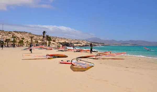 Costa Calma strandsporten — Stockfoto