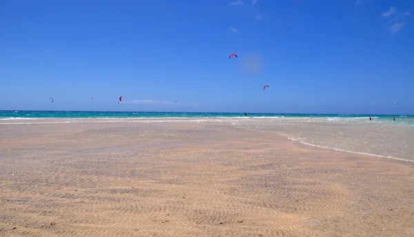 Costa Calma resort és a strand — Stock Fotó