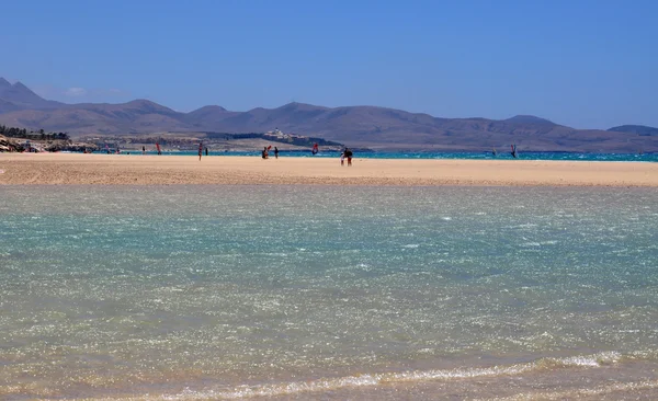 Costa Calma resort en strand — Stockfoto
