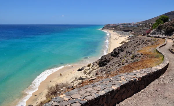 Ostrov Fuerteventura beach, Jandia, Esquinzo. — Stock fotografie