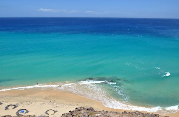 Esquinzo beach, Jandia, Fuerteventura island. — Stock Photo, Image