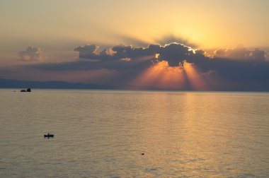 gündoğumu ve bulutlar
