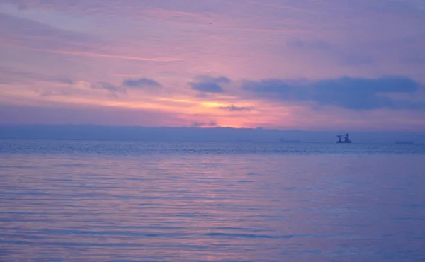 Восход солнца над Балтийским морем — стоковое фото