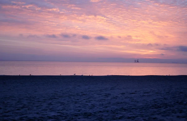 Lever de soleil sur la mer Baltique — Photo