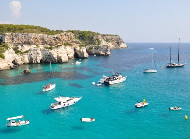 Minorca adada güzel manzara
