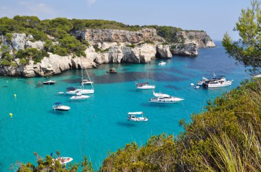 Minorca adada güzel manzara