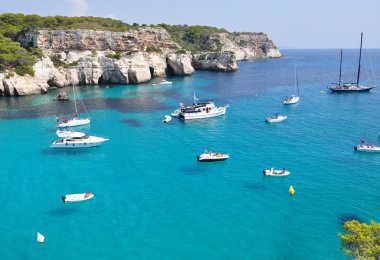 Minorca adada güzel manzara