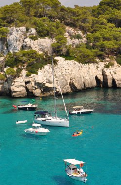 Minorca adada güzel manzara