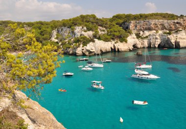 Minorca adada güzel manzara