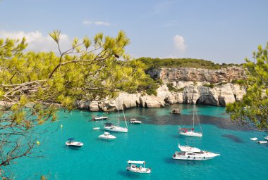 Minorca adada güzel manzara