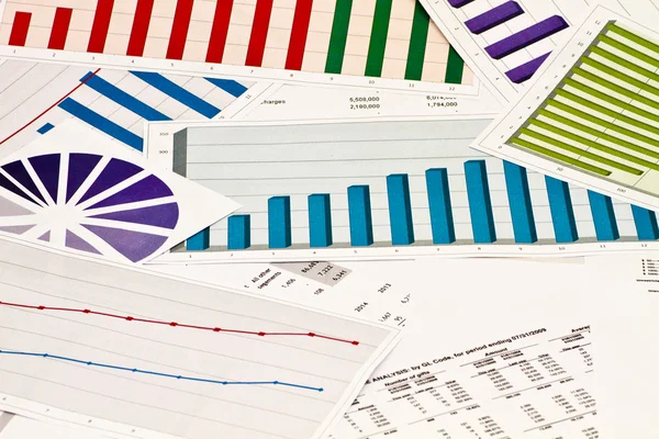 Graps és diagramok — Stock Fotó