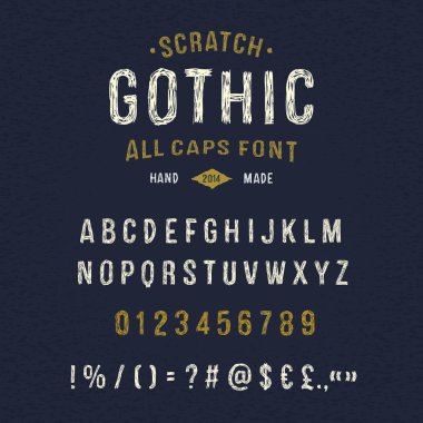 El yapımı harfler seti 