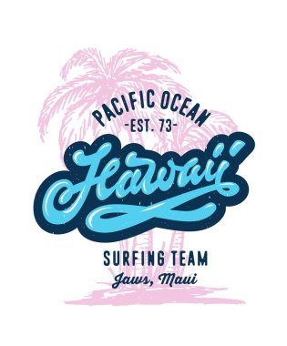 Hawaii T shirt Tasarım