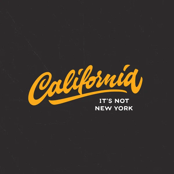 California to nie Nowy Jork — Wektor stockowy