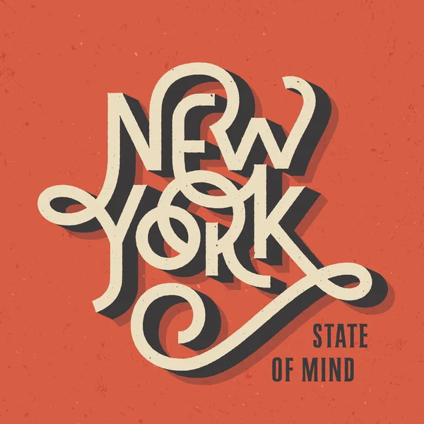 New York design. — Stockový vektor