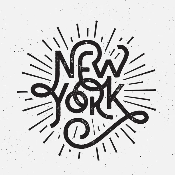 Diseño de Nueva York . — Archivo Imágenes Vectoriales