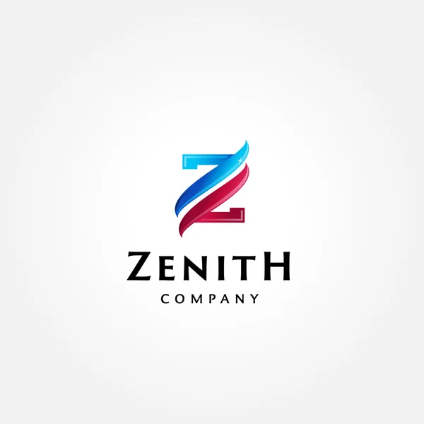 Carta Z Plantilla de logotipo de símbolo — Archivo Imágenes Vectoriales