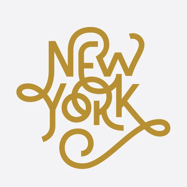 New york ontwerp. — Stockvector