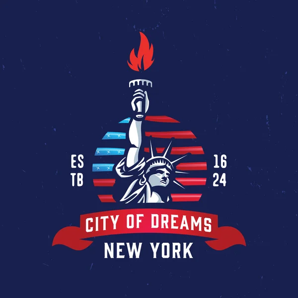 New york ontwerp. — Stockvector