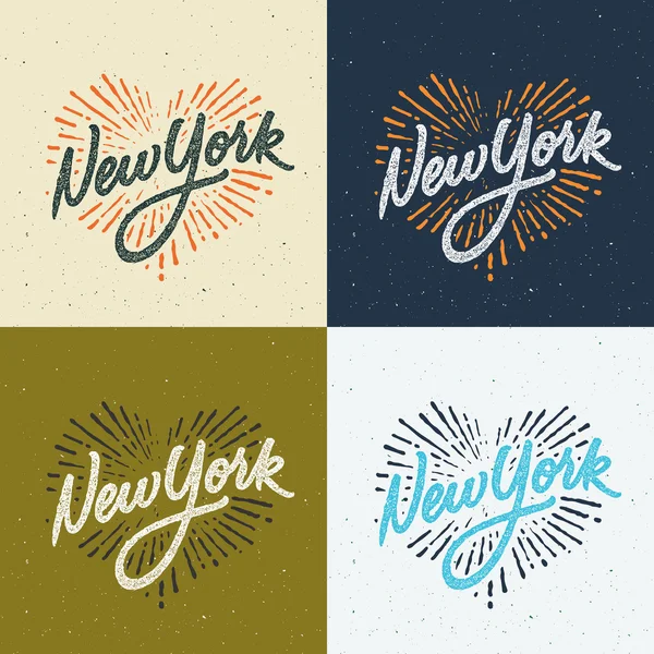 New York Design. — Stockvektor