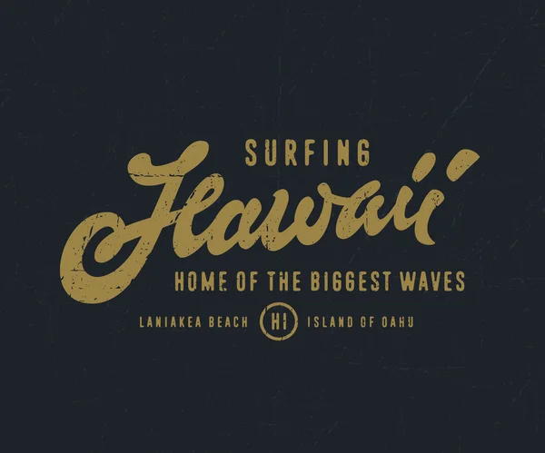 Hawaii T shirt Design — Vector de stoc