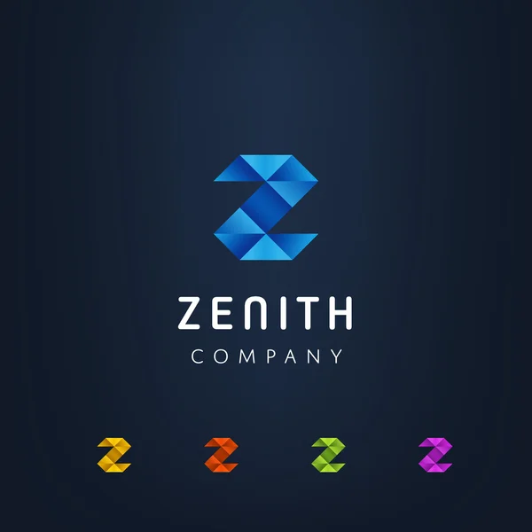 Γράμμα Z σύμβολο λογότυπου πρότυπο — Διανυσματικό Αρχείο