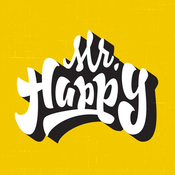 Mr. Happy illustratie — Stockvector