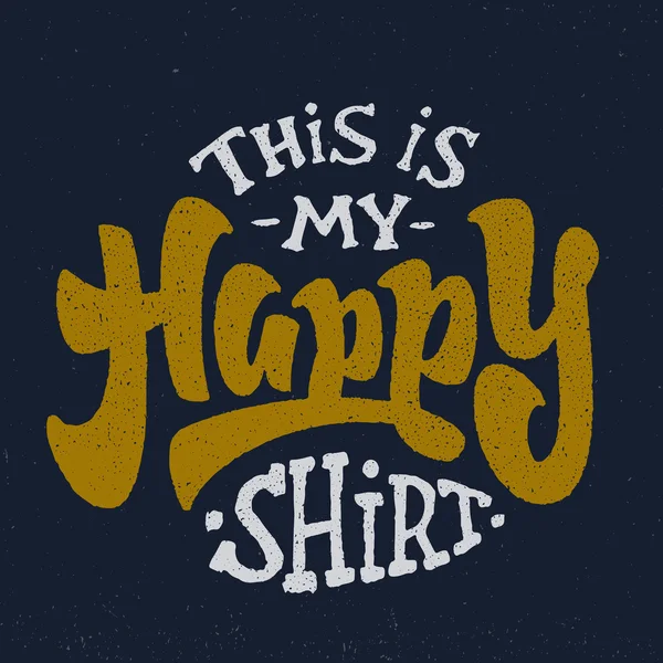 Αυτό είναι το χαρούμενο πουκάμισό μου. — Διανυσματικό Αρχείο