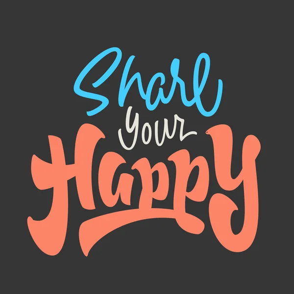 Μοιραστείτε τη χαρά σας — Διανυσματικό Αρχείο