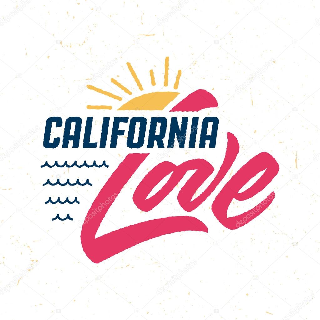 California Love graphics Stock Vector by ©tortugastudio 114965226