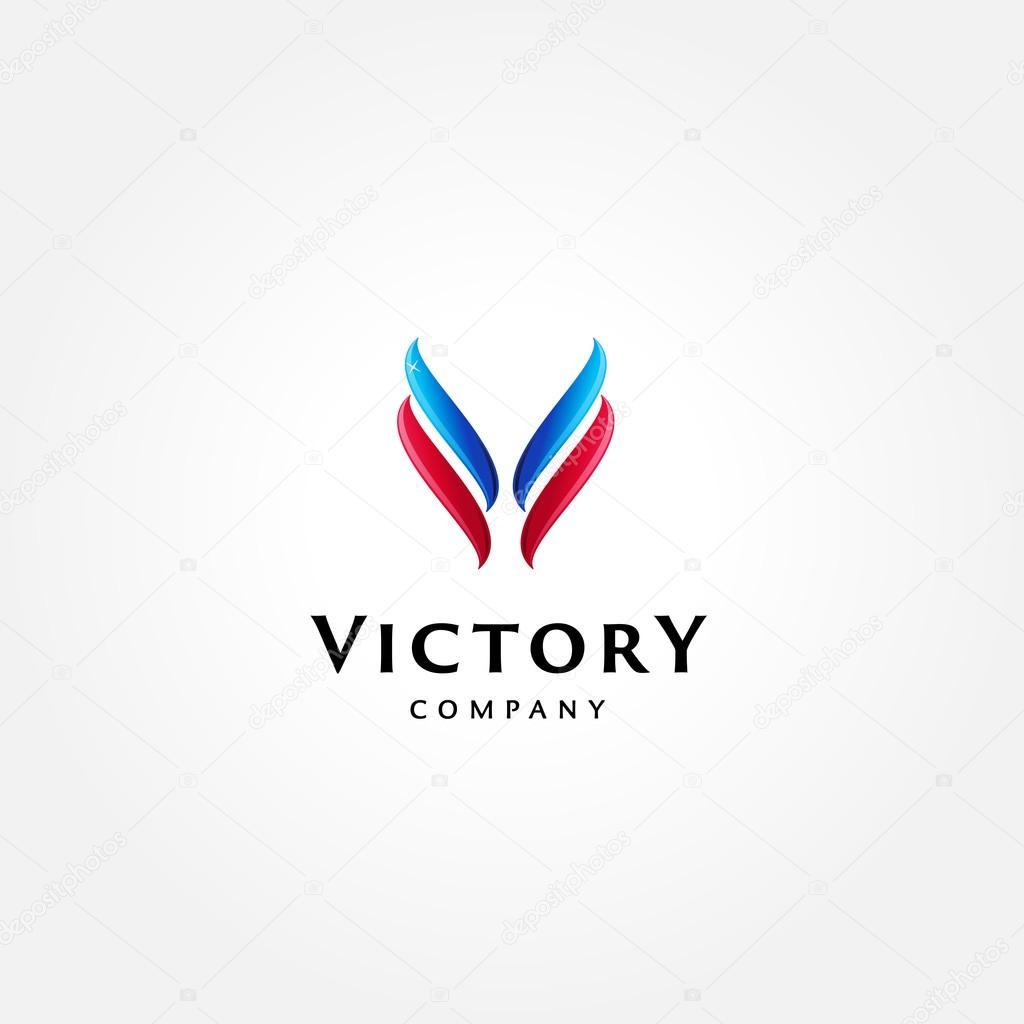 Vector Letter V Symbol logo template