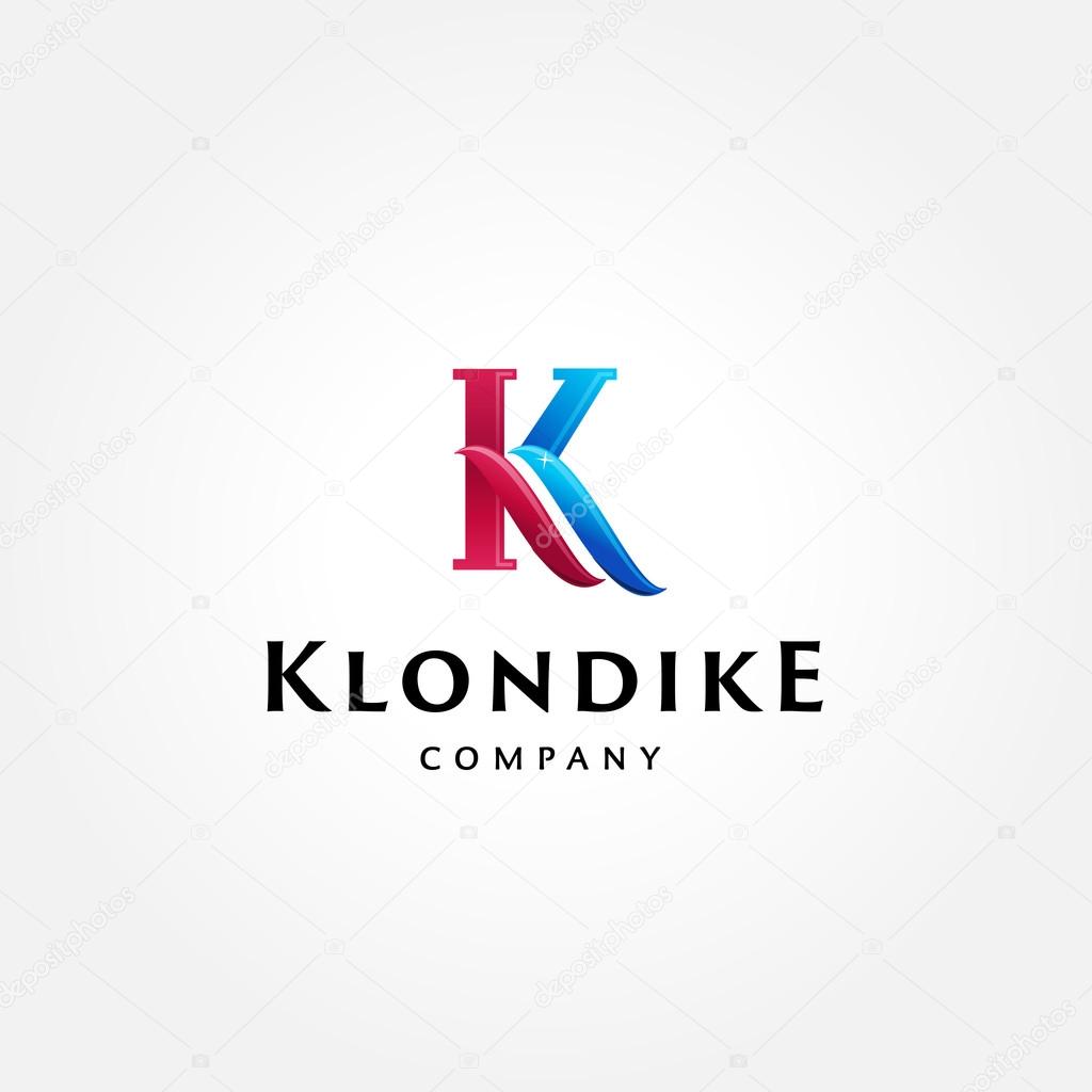 Vector Letter K Symbol logo template